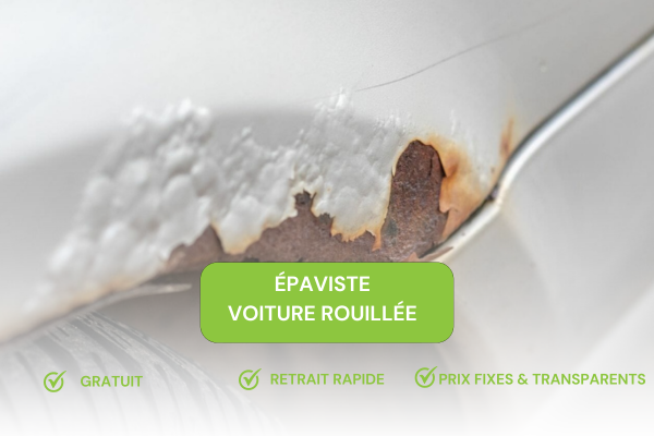 Epaviste gratuit pour enlèvement de vieille voiture rouillée pour casse et VHU à Salon de Provence