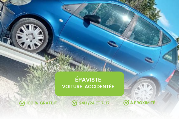 Epaviste gratuit pour enlèvement de voiture accidentée qui ne roule plus à Salon de Provence